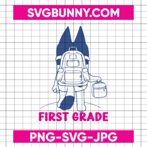 Bingo This Episode Is Called First Grade PNG, Bluey Back To School PNG, JPG, SVG