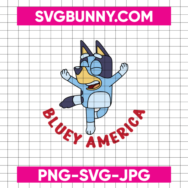 Bluey Statue of Liberty 04th Of July PNG, Bluey Independence Day PNG, Bluey America PNG, JPG, SVG