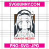 Kamado Nezuko SVG, Demon Slayer SVG, Manga And Anime SVG, JPG, PNG