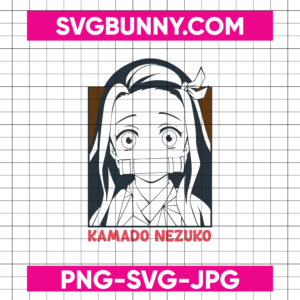 Kamado Nezuko SVG, Demon Slayer SVG, Manga And Anime SVG, JPG, PNG