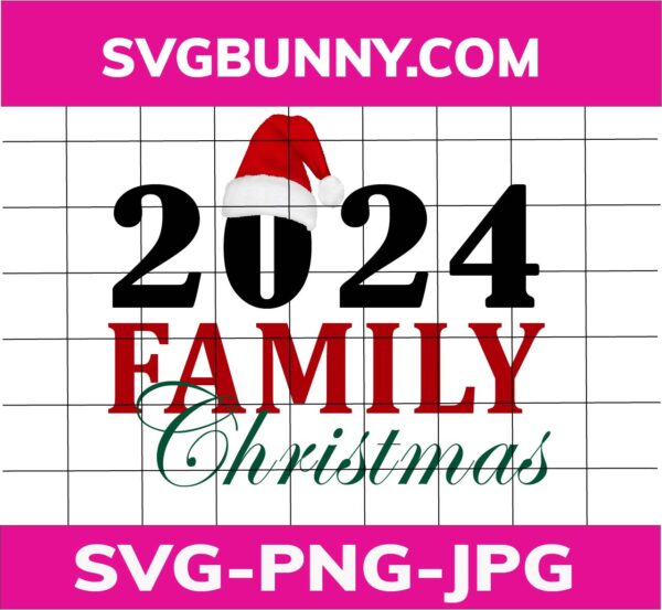 2024 Matching Family Christmas Shirts SVG, DXF, PNG, EPS, JPG