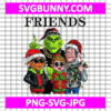 Christmas Friends Thug Life SVG, JPG, Grinch Elf Clark Griswold SVG, Christmas Movie Characters PNG