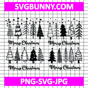 Christmas SVG Bundle, Merry Christmas SVG, Christmas Tree SVG, DXF, PNG, EPS, JPG