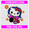 Hello Kitty Coraline SVG, Kawaii Kitty Cat Coraline SVG, Hello Kitty Coraline PNG DXF