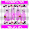 Pink SVG, On Wednesday We Wear Pink SVG, Ghost Pink Halloween SVG