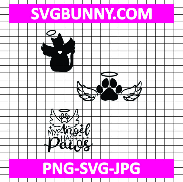 Pet Memorial Quotes SVG, DXF, PNG, EPS, JPG Bundle | Dog memorial | Cat memorial