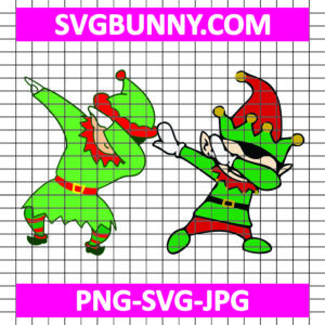 Turtle Dabbing Elf SVG, Christmas Dabbing SVG, Funny Christmas SVG