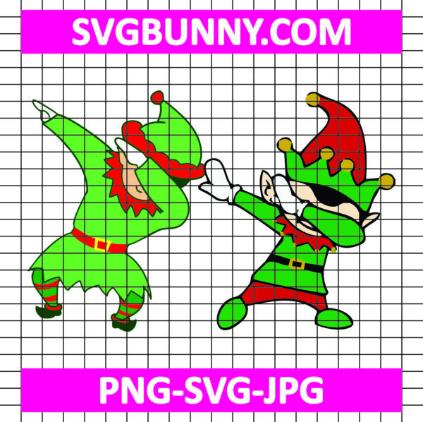 Turtle Dabbing Elf SVG, Christmas Dabbing SVG, Funny Christmas SVG