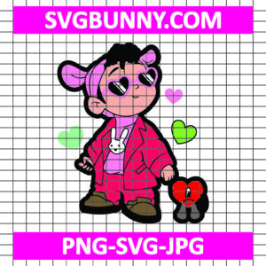 Baby Benito Valentine SVG, Bad Bunny Valentine SVG, Valentines Day SVG