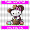 Bad Bunny Benito Happy Easter SVG, Cute Kitty Cat SVG, Easter Eggs SVG, Easter SVG