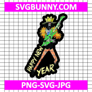 Brook Happy New Year SVG, Brook SVG, One Piece SVG, Anime SVG