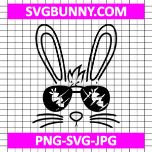 Bunny Happy Easter SVG, Easter Day SVG, Cute Easter SVG