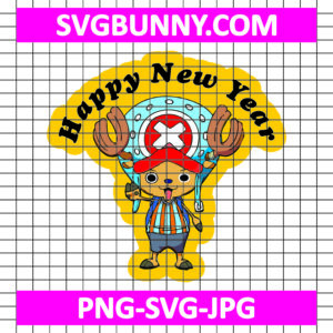 Chopper Happy New Year SVG, Chopper SVG, One Piece SVG, Anime SVG