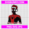 Christmas Miles Morales SVG, Miles Morales SVG, Spider-Man SVG