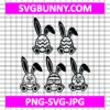 Easter Bunnies Bundle SVG