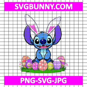 Easter Bunny Stitch SVG, Happy Easter SVG, Easter Eggs, Easter SVG, Easter Bunny Rabbit SVG