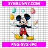 Easter Eggs Mickey Mouse SVG, Animal Kingdom SVG, Mickey Easter SVG