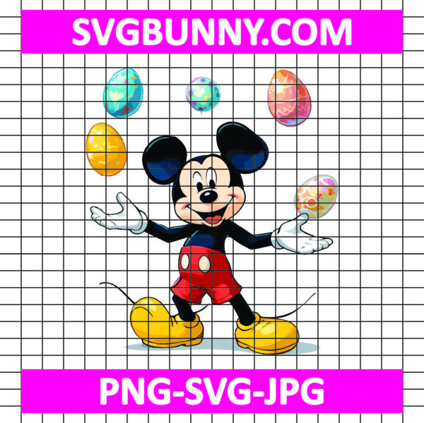 Easter Eggs Mickey Mouse SVG, Animal Kingdom SVG, Mickey Easter SVG