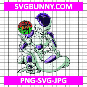 Frieza New Year SVG, Frieza SVG, Anime SVG, Dragon Ball Z SVG