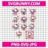 Hello Kitty Cupid Valentine Bundle SVG, Hello Kitty SVG, Love SVG, Hello Kitty Valentine's Day PNG