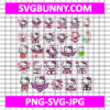 Hello Kitty SVG Bundle, Happy Valentines Day SVG, Valentines Day SVG, Kawaii Kitty SVG Bundle