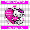 Hello Kitty Valentine Day SVG, Happy Valentines Day SVG, Hello Kitty SVG, Love SVG