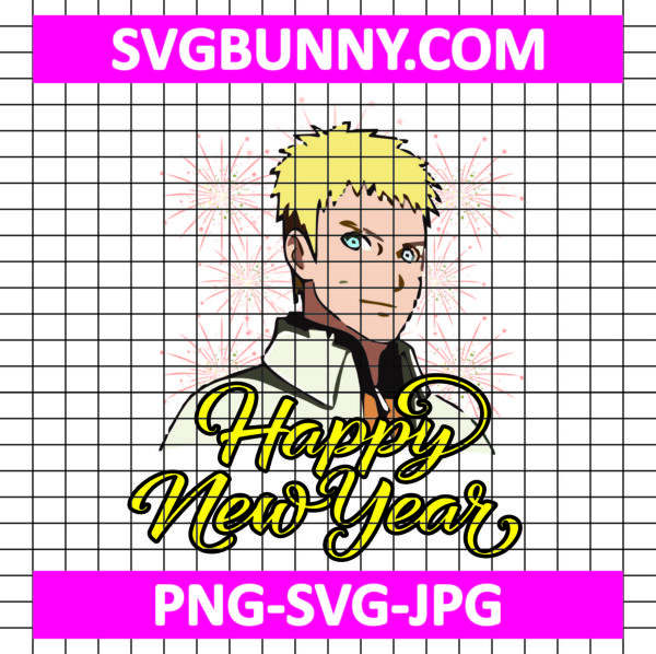 Hokage Naruto New Year SVG, Naruto SVG, Anime SVG, 5th Hokage SVG, manga svg