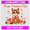 Kitty Valentines Day SVG, Kitty SVG, Cute Valentines Day SVG