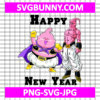 Majin Buu New Year SVG, Majin Buu SVG, Buu SVG, Dragon Ball Z SVG, New Year SVG