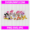 Mickey Friends Happy Valentines Day SVG, Valentine SVG, Mickey Mouse SVG, Mickey n Friends SVG