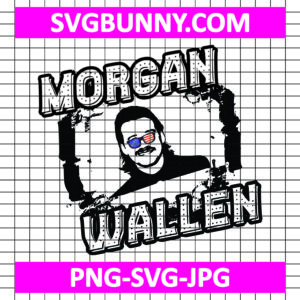 Morgan Wallen SVG, Morgan Wallen USA Flag Sunglasses SVG, 4th Of July Country SVG