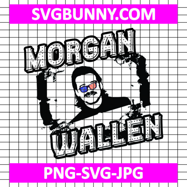 Morgan Wallen SVG, Morgan Wallen USA Flag Sunglasses SVG, 4th Of July Country SVG