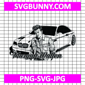 Morgan Wallen SVG, Morgan Wallen Vector Silhouette PNG Clipart Designs