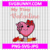 My tiny Valentine heart-shaped SVG, Heart SVG, Valentines Day SVG