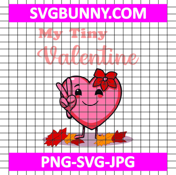 My tiny Valentine heart-shaped SVG, Heart SVG, Valentines Day SVG