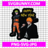 Naruto & Bleach New Year 2025 SVG, Naruto SVG, Bleach SVG, Anime SVG, Happy New Year SVG