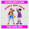 One Piece & Hunter x Hunter New Year SVG, One Piece SVG, Hunter x Hunter SVG, Anime SVG