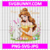 Princess Belle SVG, Beauty and the Beast Easter SVG, Happy Easter SVG, Beauty and the Beast SVG