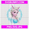 Princess Elsa Frozen SVG, Happy Easter SVG, Princess Easter SVG