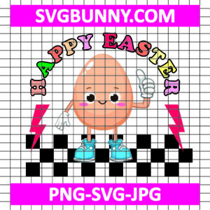 Retro Easter SVG, Toddler Easter SVG, Easter Egg, Easter SVG