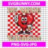 Retro Valentine Heart SVG, Be Mine SVG, Heart Valentines Day SVG