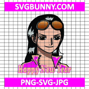 Robin New Year SVG, Nico Robin SVG, One Piece SVG, Anime SVG