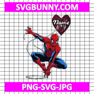 Spider Man SVG, Spider Man heart Valentine SVG, Valentines Day SVG, Marvel SVG