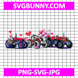 Tractor Valentine SVG, Tractor SVG, Valentines Day SVG, Love SVG, Heart SVG