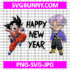 Trunks & Goten Happy New Year SVG, Trunks SVG, Goten SVG, DBZ SVG, New Year SVG