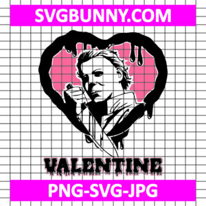 Valentine Michael Myers SVG, Valentine’s Day Horror Movies SVG