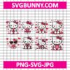 Valentines Hello Kitty Bundle SVG, Valentines Day SVG, Valentine SVG, Love SVG, Cricut File