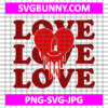 Valentines Sad Heart Love SVG, Bad Bunny Valentine's SVG, Valentines Day SVG