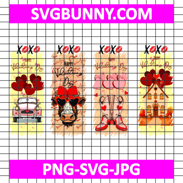 Vintage XoXo, howdy Valentine SVG, Valentine farm PNG, Valentines Day SVG