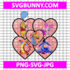 Winnie the Pooh SVG, Pooh with Friends heart Valentine SVG, Disney Valentine SVG, Valentines Day SVG